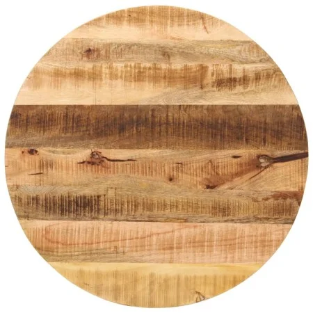 Tablero de mesa redondo madera maciza mango rugosa Ø 90x3,8 cm by vidaXL, Table tops - Ref: Foro24-370016, Price: 163,51 €, D...