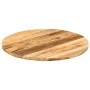 Tablero de mesa redondo madera maciza mango rugosa Ø 90x3,8 cm by vidaXL, Table tops - Ref: Foro24-370016, Price: 163,51 €, D...