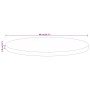 Tablero de mesa redondo madera maciza mango rugosa Ø 90x3,8 cm de vidaXL, Tableros para mesas - Ref: Foro24-370016, Precio: 1...