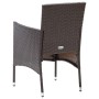 Juego de comedor para jardín 7 piezas con cojines marrón de vidaXL, Conjuntos de jardín - Ref: Foro24-3095893, Precio: 645,67...