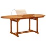 Juego de comedor para jardín 7 piezas con cojines marrón de vidaXL, Conjuntos de jardín - Ref: Foro24-3095893, Precio: 645,67...