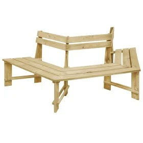 Banco de jardín madera pino impregnada 240 cm de vidaXL, Bancos de jardín - Ref: Foro24-49089, Precio: 169,67 €, Descuento: %