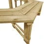 Banco de jardín madera pino impregnada 240 cm de vidaXL, Bancos de jardín - Ref: Foro24-49089, Precio: 169,67 €, Descuento: %