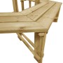 Banco de jardín madera pino impregnada 240 cm de vidaXL, Bancos de jardín - Ref: Foro24-49089, Precio: 172,53 €, Descuento: %