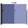 Toldo lateral retráctil azul 160x500 cm de vidaXL, Sombrillas - Ref: Foro24-4004431, Precio: 110,32 €, Descuento: %