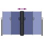 Toldo lateral retráctil azul 140x1000 cm de vidaXL, Sombrillas - Ref: Foro24-4004716, Precio: 130,06 €, Descuento: %
