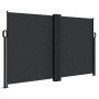 Toldo lateral retráctil negro 140x1000 cm de vidaXL, Sombrillas - Ref: Foro24-4004714, Precio: 145,36 €, Descuento: %
