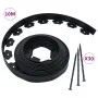 Flexible lawn edging with 30 stakes 10 m 5 cm by vidaXL, Garden edging and edging - Ref: Foro24-48614, Price: 35,77 €, Discou...