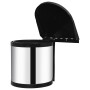 Papelera de cocina empotrada acero inoxidable 8 L de vidaXL, Cubos de la basura y papeleras - Ref: Foro24-51171, Precio: 44,7...