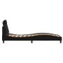 Estructura de cama con cabecero cuero sintético negro 90x190 cm de vidaXL, Camas y somieres - Ref: Foro24-3208061, Precio: 14...
