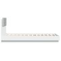 Estructura de cama con cabecero y luces LED blanco 75x190 cm de vidaXL, Camas y somieres - Ref: Foro24-3210066, Precio: 163,3...