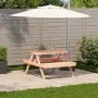 Mesa de pícnic madera maciza Douglas 105x134x75 cm de vidaXL, Mesas de jardín - Ref: Foro24-832570, Precio: 103,58 €, Descuen...