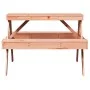 Mesa de pícnic madera maciza Douglas 105x134x75 cm de vidaXL, Mesas de jardín - Ref: Foro24-832570, Precio: 103,58 €, Descuen...