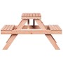 Mesa de pícnic madera maciza Douglas 105x134x75 cm de vidaXL, Mesas de jardín - Ref: Foro24-832570, Precio: 141,68 €, Descuen...