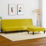 Juego de sofás 2 piezas terciopelo amarillo de vidaXL, Sofás - Ref: Foro24-3216278, Precio: 278,37 €, Descuento: %