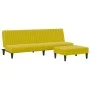 Juego de sofás 2 piezas terciopelo amarillo by vidaXL, Sofas - Ref: Foro24-3216278, Price: 274,09 €, Discount: %