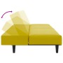 Juego de sofás 2 piezas terciopelo amarillo de vidaXL, Sofás - Ref: Foro24-3216278, Precio: 278,37 €, Descuento: %