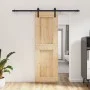 Puerta corredera con herrajes madera maciza de pino 70x210 cm de vidaXL, Puertas - Ref: Foro24-3202992, Precio: 156,48 €, Des...