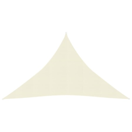Toldo de vela crema HDPE 160 g/m² 4x4x5,8 m de vidaXL, Sombrillas - Ref: Foro24-311204, Precio: 28,81 €, Descuento: %