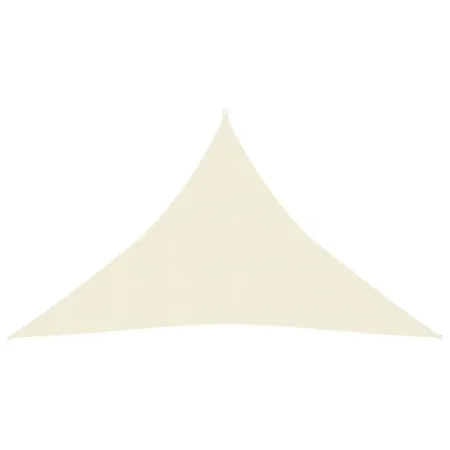 Toldo de vela crema HDPE 160 g/m² 4x4x5,8 m de vidaXL, Sombrillas - Ref: Foro24-311204, Precio: 27,43 €, Descuento: %