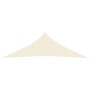 Toldo de vela crema HDPE 160 g/m² 4x4x5,8 m de vidaXL, Sombrillas - Ref: Foro24-311204, Precio: 28,81 €, Descuento: %