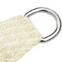 Toldo de vela crema HDPE 160 g/m² 4x4x5,8 m de vidaXL, Sombrillas - Ref: Foro24-311204, Precio: 28,81 €, Descuento: %