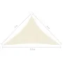 Toldo de vela crema HDPE 160 g/m² 4x4x5,8 m de vidaXL, Sombrillas - Ref: Foro24-311204, Precio: 27,43 €, Descuento: %