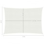 Toldo de vela HDPE blanco 160 g/m² 2x3 m de vidaXL, Sombrillas - Ref: Foro24-311227, Precio: 26,47 €, Descuento: %