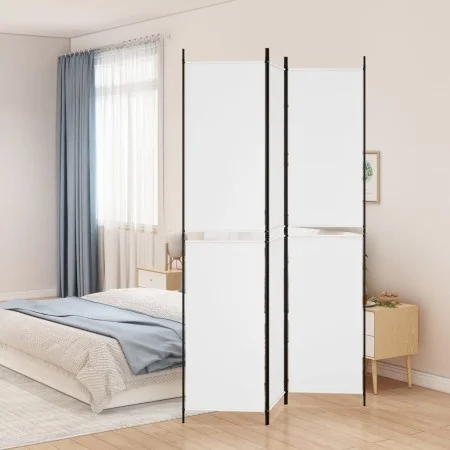 Trennwand mit 3 weißen Stoffbahnen 150x220 cm von vidaXL, Raumteiler - Ref: Foro24-350242, Preis: 36,72 €, Rabatt: %