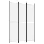 Biombo divisor de 3 paneles de tela blanco 150x220 cm de vidaXL, Divisores de ambientes - Ref: Foro24-350242, Precio: 37,51 €...