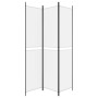Biombo divisor de 3 paneles de tela blanco 150x220 cm de vidaXL, Divisores de ambientes - Ref: Foro24-350242, Precio: 37,51 €...