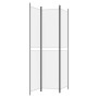 Biombo divisor de 3 paneles de tela blanco 150x220 cm de vidaXL, Divisores de ambientes - Ref: Foro24-350242, Precio: 37,51 €...