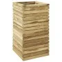 Arriate de madera de pino impregnada 50x50x100 cm de vidaXL, Maceteros y jardineras - Ref: Foro24-49102, Precio: 107,19 €, De...