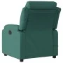 Sillón de masaje reclinable de tela verde oscuro de vidaXL, Sillones - Ref: Foro24-373480, Precio: 259,82 €, Descuento: %