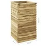 Arriate de madera de pino impregnada 50x50x100 cm de vidaXL, Maceteros y jardineras - Ref: Foro24-49102, Precio: 107,19 €, De...