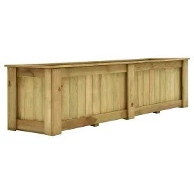 Pine wood flowerbed treated with preservatives 196x50x50 cm by vidaXL, Pots and planters - Ref: Foro24-49095, Price: 194,14 €...