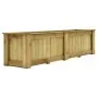 Arriate de madera de pino impregnada 196x50x50 cm de vidaXL, Maceteros y jardineras - Ref: Foro24-49095, Precio: 194,14 €, De...