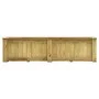 Arriate de madera de pino impregnada 196x50x50 cm de vidaXL, Maceteros y jardineras - Ref: Foro24-49095, Precio: 194,14 €, De...