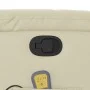 Sillón reclinable de masaje cuero sintético crema de vidaXL, Sillones - Ref: Foro24-373494, Precio: 255,49 €, Descuento: %