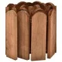 Roll of brown impregnated pine wood border 120 cm by vidaXL, Garden edging and edging - Ref: Foro24-49106, Price: 20,28 €, Di...