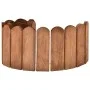 Roll of brown impregnated pine wood border 120 cm by vidaXL, Garden edging and edging - Ref: Foro24-49106, Price: 20,28 €, Di...