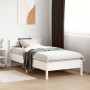 Estructura de cama con cabecero madera pino blanco 90x190 cm de vidaXL, Camas y somieres - Ref: Foro24-842779, Precio: 98,36 ...
