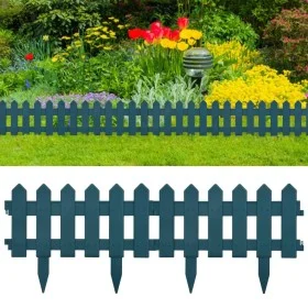 Garden edging 25 units PP green 10 m by vidaXL, Garden edging and edging - Ref: Foro24-48617, Price: 55,53 €, Discount: %