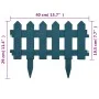 Garden edging 25 units PP green 10 m by vidaXL, Garden edging and edging - Ref: Foro24-48617, Price: 55,53 €, Discount: %