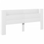 Cabecero de cama con LED blanco 220x16,5x103,5 cm de vidaXL, Cabeceros y pies de cama - Ref: Foro24-839273, Precio: 112,12 €,...