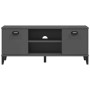 Banco zapatero VIKEN madera ingeniería antracita 106x35x45 cm de vidaXL, Zapateros y organizadores de calzado - Ref: Foro24-3...