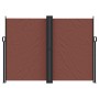 Toldo lateral retráctil marrón 180x600 cm de vidaXL, Sombrillas - Ref: Foro24-4004839, Precio: 145,08 €, Descuento: %