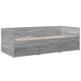 Tumbona con cajones madera ingeniería gris Sonoma 75x190 cm de vidaXL, Camas y somieres - Ref: Foro24-3280837, Precio: 195,25...