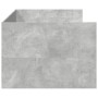 Tumbona con cajones madera ingeniería gris hormigón 100x200 cm de vidaXL, Camas y somieres - Ref: Foro24-3280814, Precio: 204...