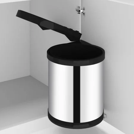 Papelera de cocina empotrada acero inoxidable 12 L de vidaXL, Cubos de la basura y papeleras - Ref: Foro24-51172, Precio: 51,...